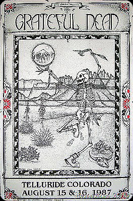imageFan Art? Rare poster from Grateful Dead Telluride 1987 Fan Art? Rare poster from Grateful Dead Telluride 1987